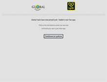 Tablet Screenshot of globaltaxis.ie